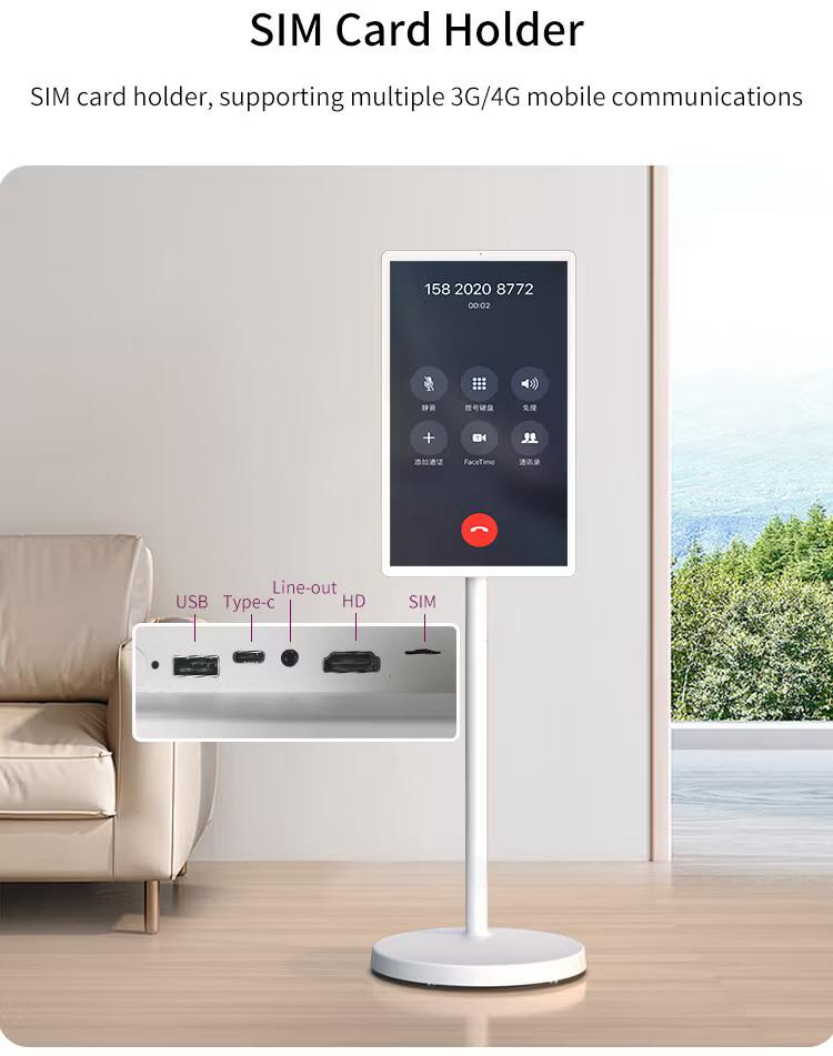 📺 Écran Intelligent Mobile – Design Premium & Liberté Totale